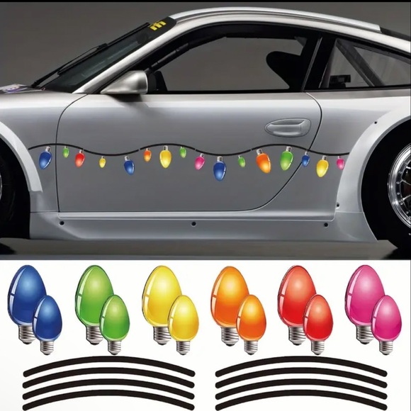 Stickers, Festive Christmas Car Sticker Set - Excellent Gift Item 🎁 NEW - Picture 4 of 8